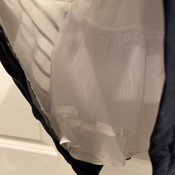 Jona Michelle Navy Blue and White Striped Dress - Picture 6 of 7